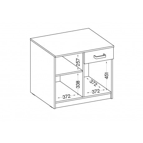 Komoda Malta 820 2F1S