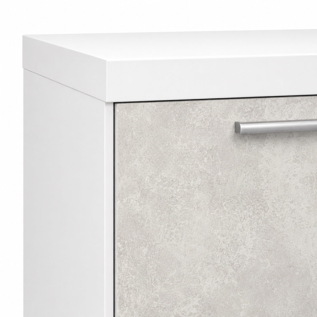Komoda Rumba BJ21 2F – Beton Jasny / Biały