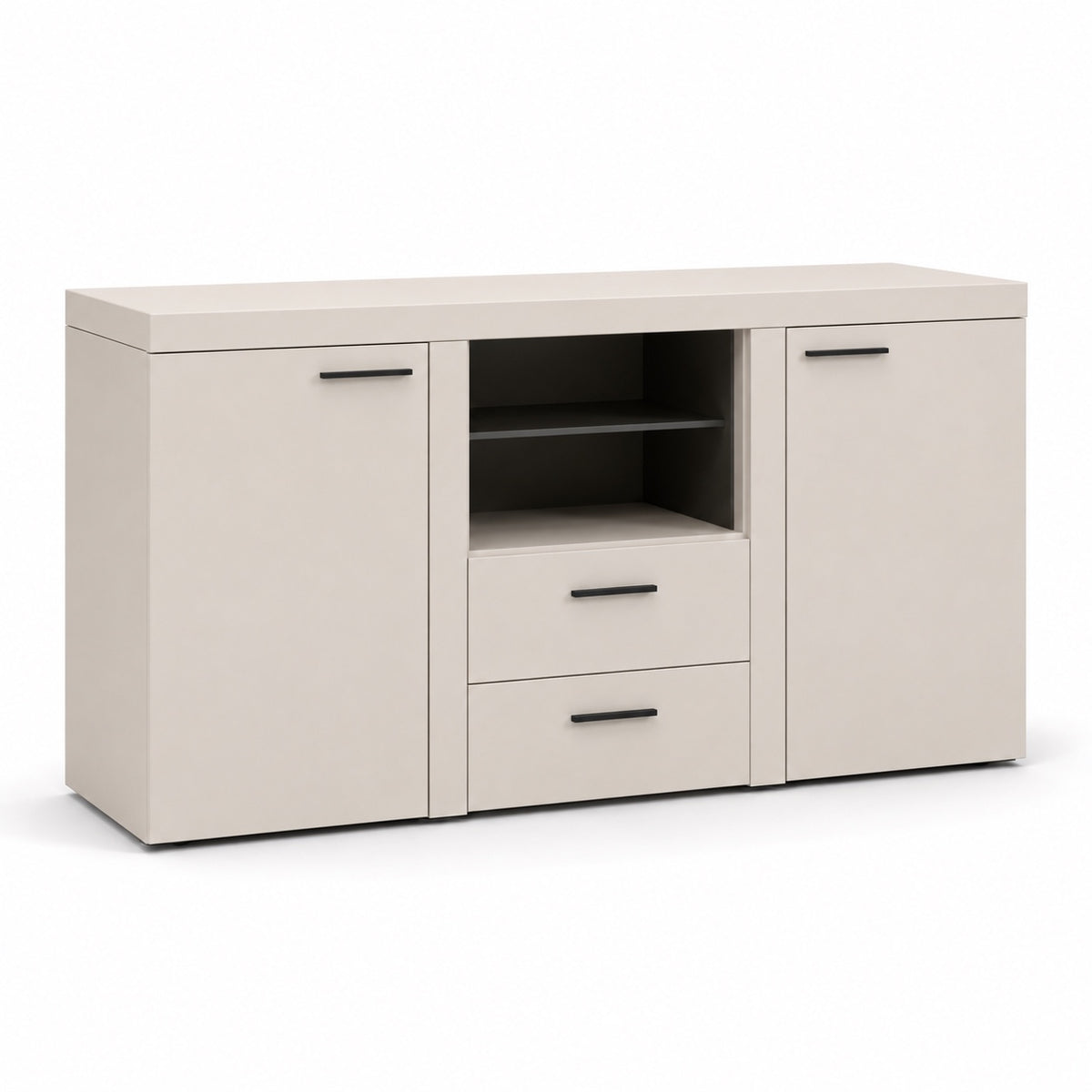 Komoda Rumba BP20 2F 2S – Beż Piaskowy – widok 3/4
