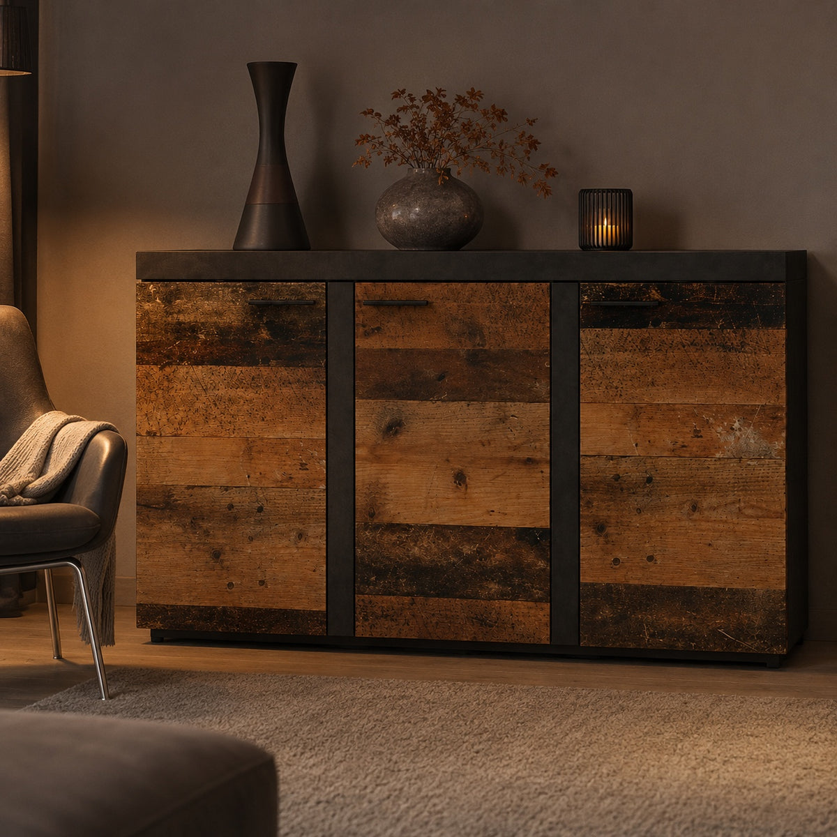 Komoda Rumba OLDMAT22 3F – Old Wood / Matera