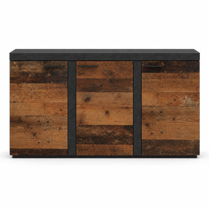 Komoda Rumba OLDMAT22 3F – Old Wood / Matera – widok od frontu