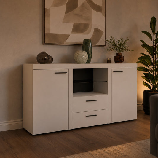 Komoda Rumba WH20 2F 2S – Biały