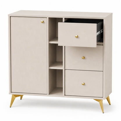 Komoda Tokyo 1 1F 3S – 100,2 × 40,8 cm – wnętrze i funkcjonalność