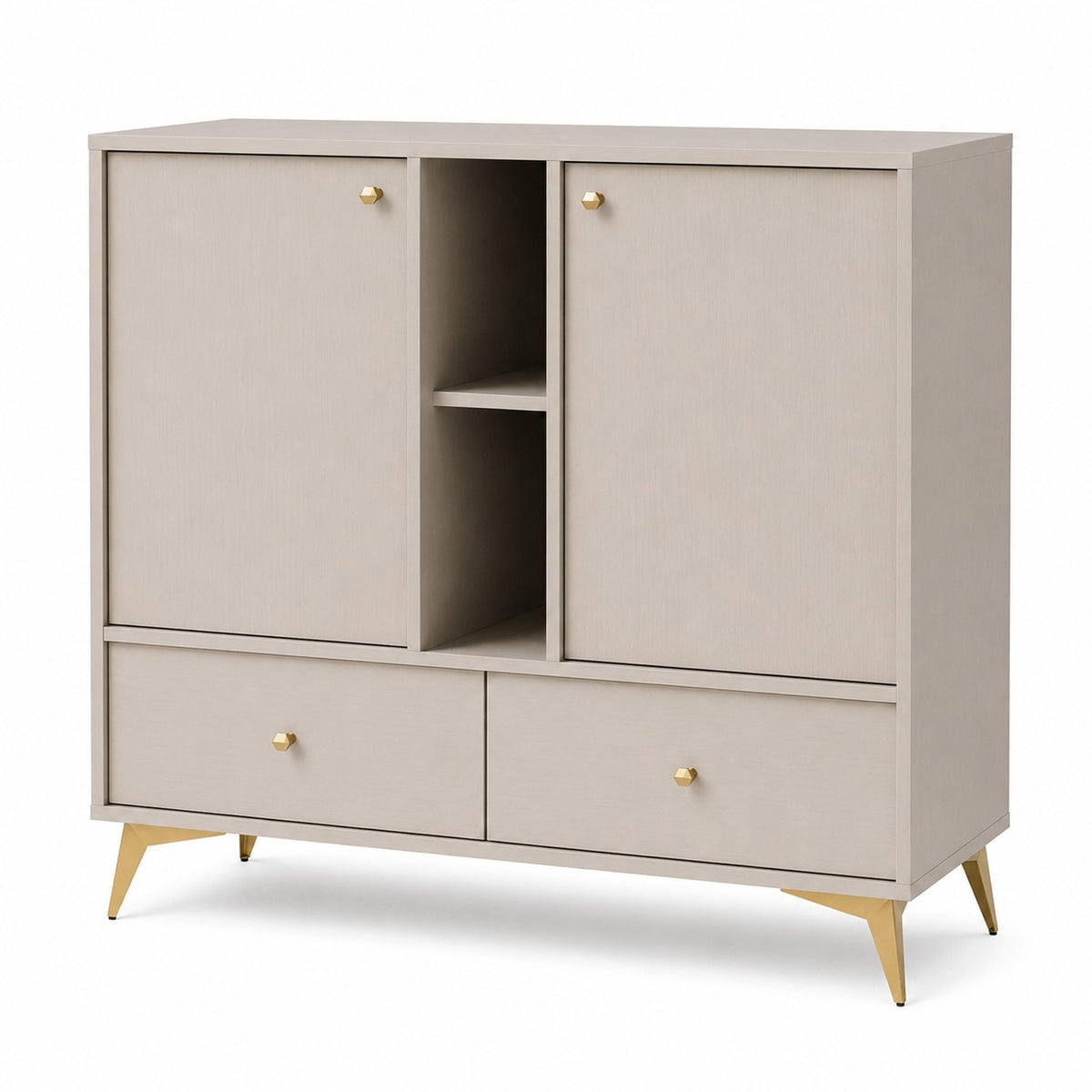 Komoda Tokyo 1 2F 2S – 100,2 × 40,8 cm – wnętrze i funkcjonalność