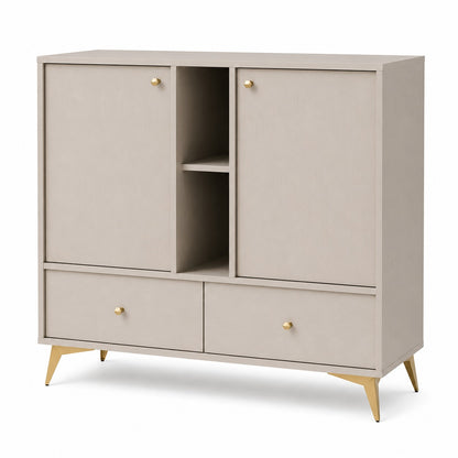 Komoda Tokyo 1 2F 2S – 100,2 × 40,8 cm – wnętrze i funkcjonalność
