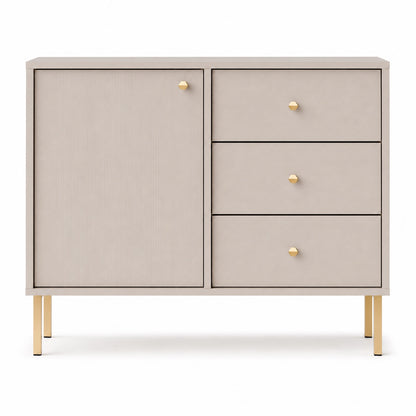 Komoda Tokyo 2 1F 3S – 83,6 × 40,8 cm – widok od frontu