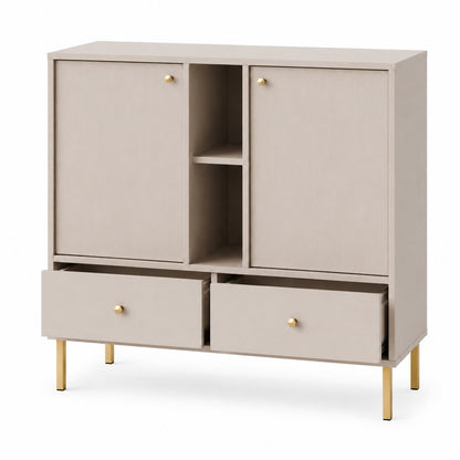 Komoda Tokyo 2 2F 2S – 100,2 × 40,8 cm – wnętrze i funkcjonalność