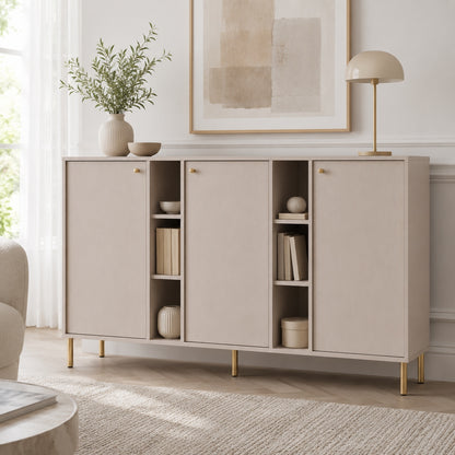 Komoda Tokyo 2 3F – 157,7 × 40,8 cm – aranżacja w jasnym wnętrzu
