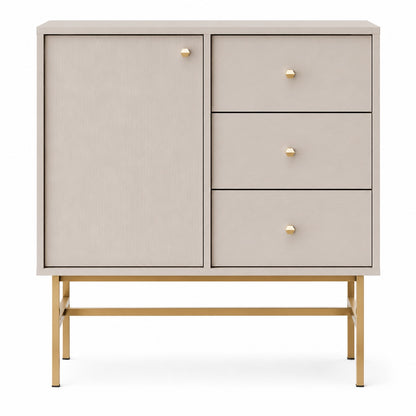 Komoda Tokyo 3 1F 3S – 83,6 × 40,8 cm – widok od frontu