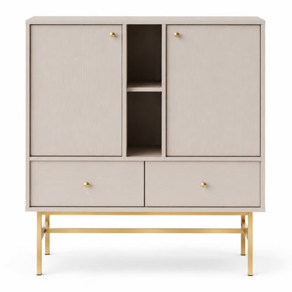 Komoda Tokyo 3 2F 2S – 100,2 × 40,8 cm – widok od frontu