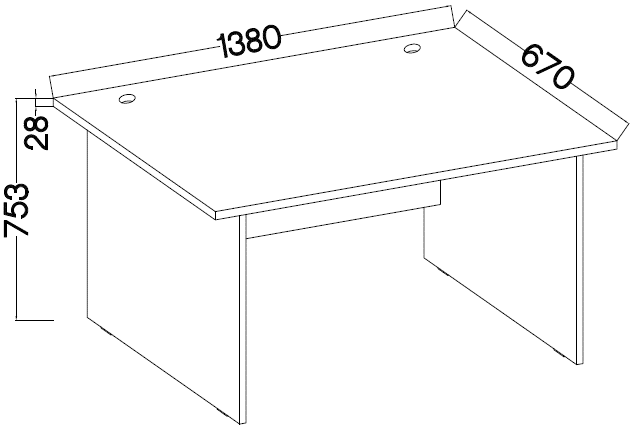 Biurko Malta 170