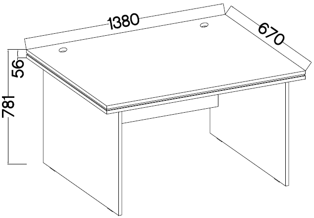 Biurko Malta 180