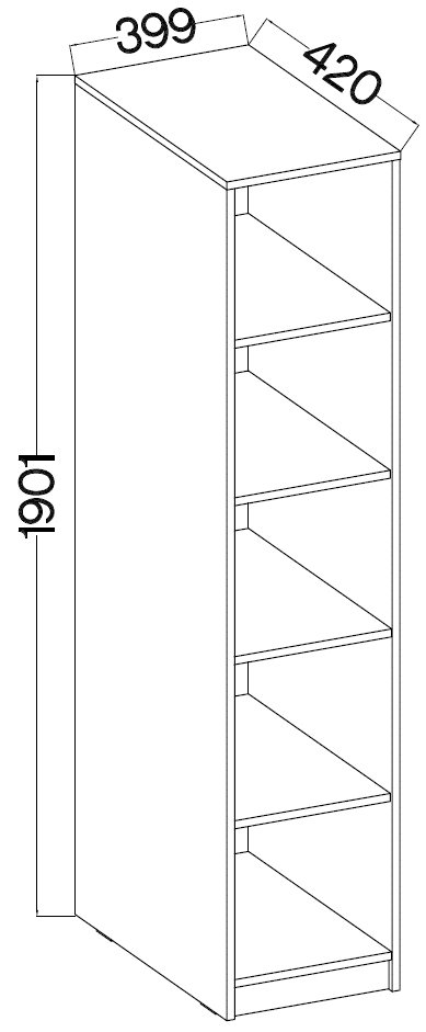 Regał Malta dolny 109