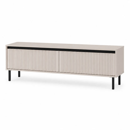 Szafka RTV Osaka 2S – 140,2 × 40 cm – wnętrze i funkcjonalność