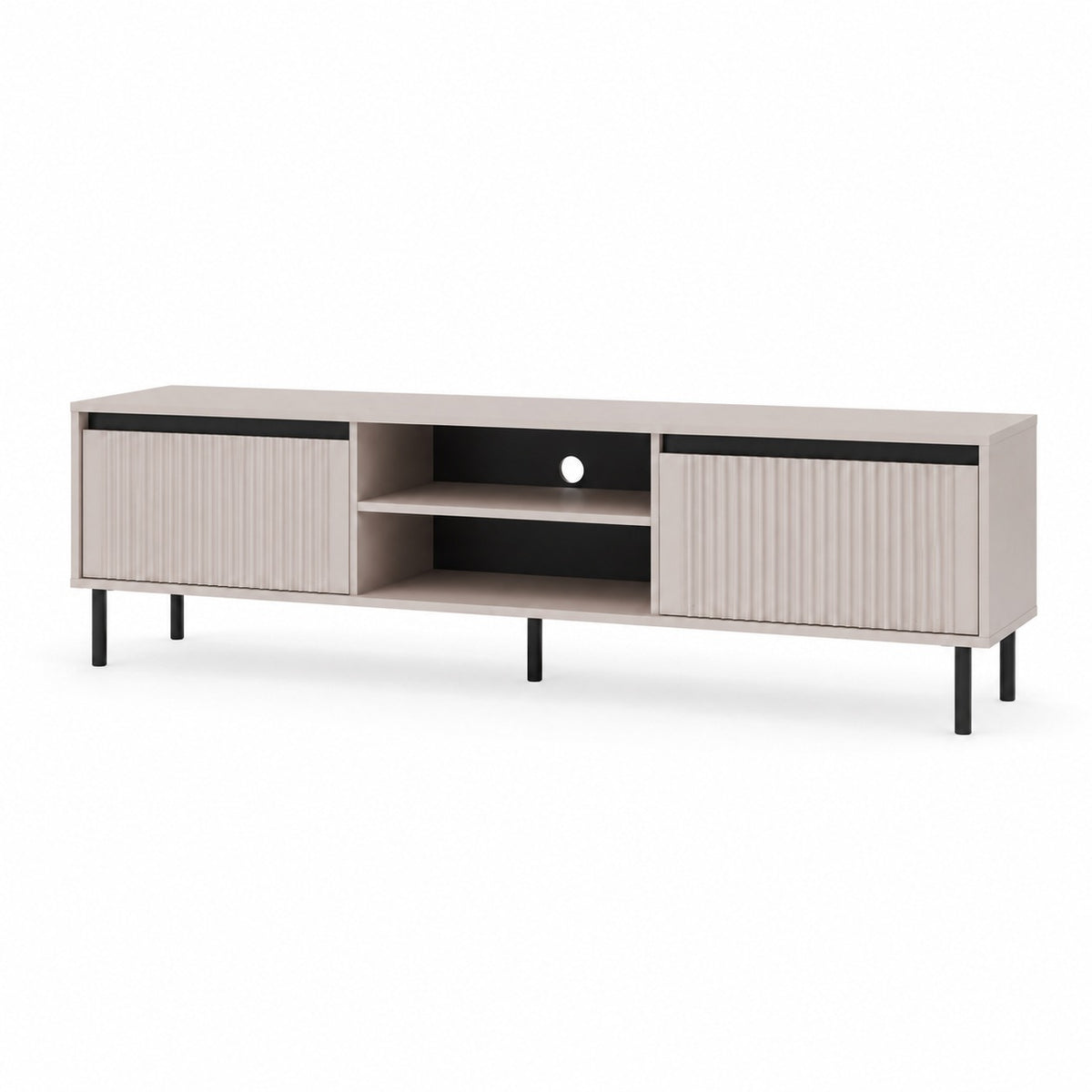Szafka RTV Osaka 2S – 178,6 × 40 cm – widok 3/4
