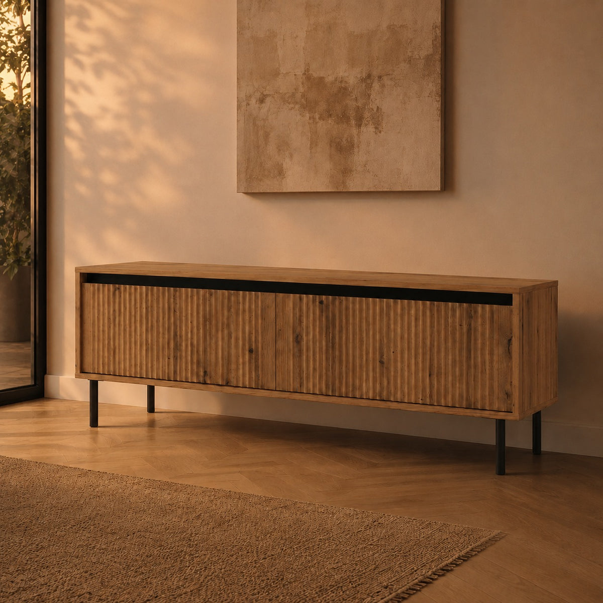 Szafka RTV Osaka 2S – 140,2 × 40 cm