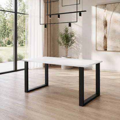 Stół Imperial – 138 × 90 cm – aranżacja w jasnym wnętrzu