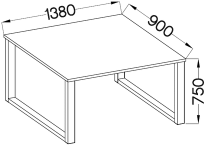Stół Imperial – 138 × 90 cm